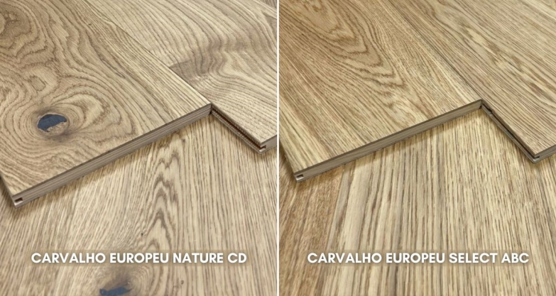 Novos Pavimentos Multicamadas de Carvalho Europeu